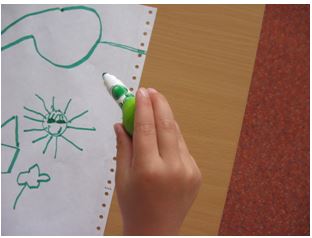 Foto 4: Nesprávné držení adaptéru